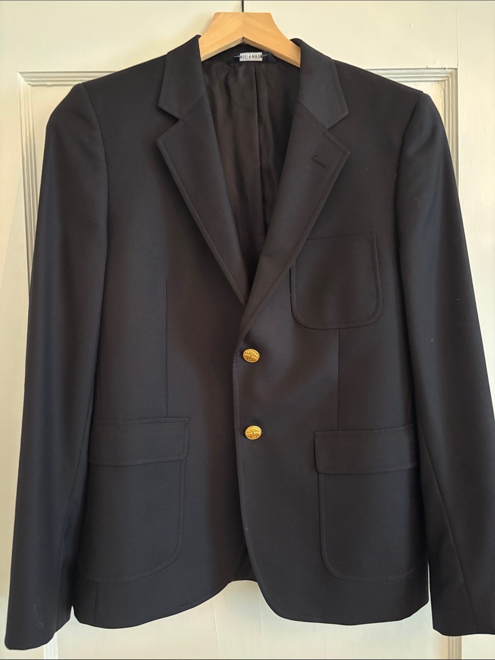 Classic Boy’s Navy Blazer with Gold Buttons